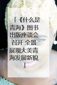 《什么是青海》图书出版座谈会召开 全景展现大美青海发展新貌
