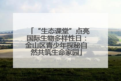 “生态课堂”点亮国际生物多样性日：金山区青少年探秘自然共筑生命家园