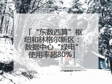 “东数西算”枢纽和林格尔新区：数据中心“绿电”使用率超80%