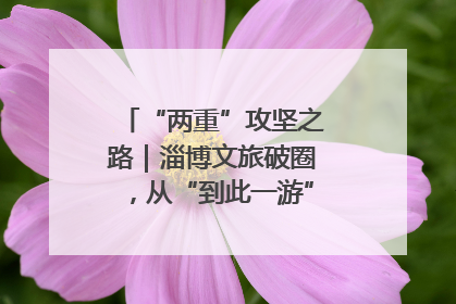 “两重”攻坚之路｜淄博文旅破圈，从“到此一游”到“沉浸其中”