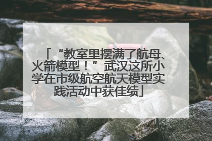 “教室里摆满了航母、火箭模型！”武汉这所小学在市级航空航天模型实践活动中获佳绩