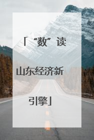 “数”读山东经济新引擎