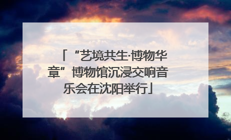 “艺境共生·博物华章”博物馆沉浸交响音乐会在沈阳举行
