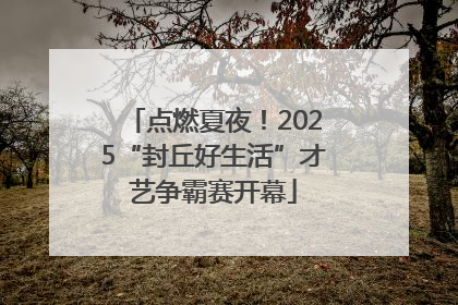 点燃夏夜！2025“封丘好生活”才艺争霸赛开幕