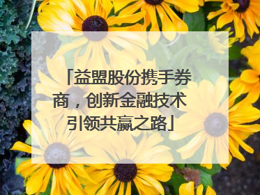 益盟股份携手券商，创新金融技术引领共赢之路