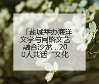 盐城举办海洋文学与网络文艺融合沙龙，200人共话“文化破圈”