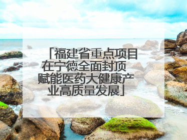 福建省重点项目在宁德全面封顶 赋能医药大健康产业高质量发展