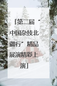 第二届“中国杂技北疆行”精品展演精彩上演