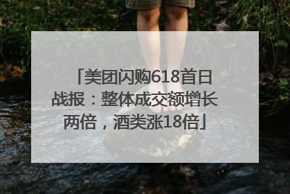 美团闪购618首日战报：整体成交额增长两倍，酒类涨18倍