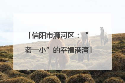 信阳市浉河区：“一老一小”的幸福港湾