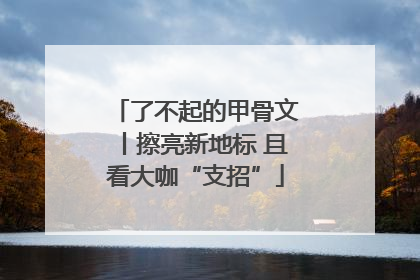 了不起的甲骨文丨擦亮新地标 且看大咖“支招”