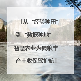 从“经验种田”到“数据种地” 智慧农业为夏粮丰产丰收保驾护航