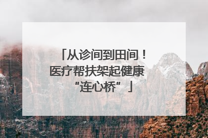从诊间到田间！医疗帮扶架起健康“连心桥”