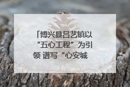 博兴县吕艺镇以“五心工程”为引领 谱写“心安城市”建设新篇章