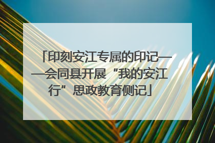 印刻安江专属的印记——会同县开展“我的安江行”思政教育侧记