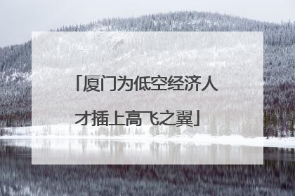 厦门为低空经济人才插上高飞之翼
