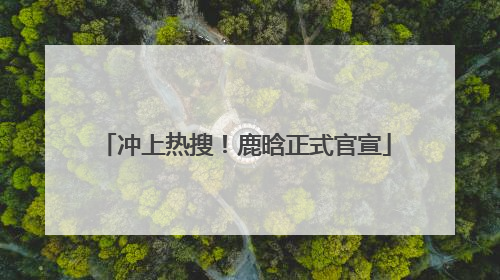 冲上热搜！鹿晗正式官宣