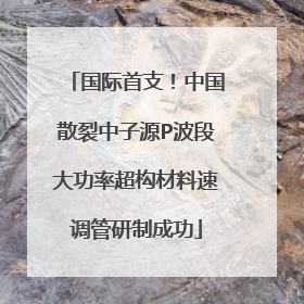 国际首支！中国散裂中子源P波段大功率超构材料速调管研制成功