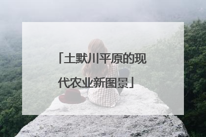 土默川平原的现代农业新图景