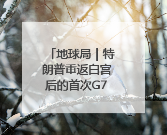 地球局｜特朗普重返白宫后的首次G7峰会怎么开