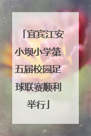 宜宾江安小坝小学第五届校园足球联赛顺利举行