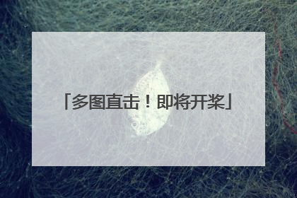 多图直击！即将开桨