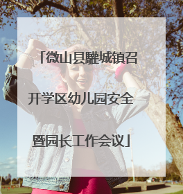 微山县驩城镇召开学区幼儿园安全暨园长工作会议
