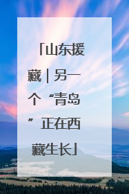 山东援藏｜另一个“青岛”正在西藏生长