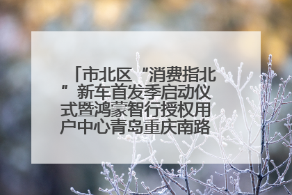 市北区“消费指北”新车首发季启动仪式暨鸿蒙智行授权用户中心青岛重庆南路开业盛典成功举办
