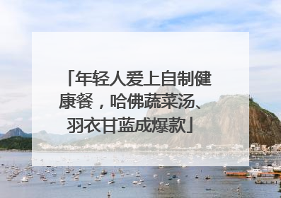 年轻人爱上自制健康餐，哈佛蔬菜汤、羽衣甘蓝成爆款