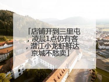店铺开到三里屯，凌晨1点仍有客，潜江小龙虾鲜达京城不愁卖