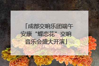成都交响乐团端午安康“蝶恋花”交响音乐会盛大开演