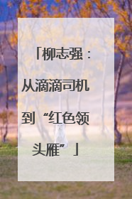 柳志强：从滴滴司机到“红色领头雁”