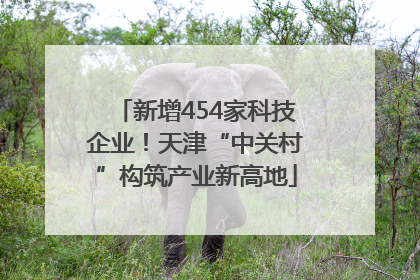 新增454家科技企业！天津“中关村”构筑产业新高地