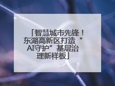 智慧城市先锋！东湖高新区打造“AI守护”基层治理新样板