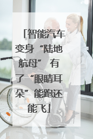 智能汽车变身“陆地航母” 有了“眼睛耳朵”能跑还能飞