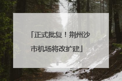 正式批复！荆州沙市机场将改扩建