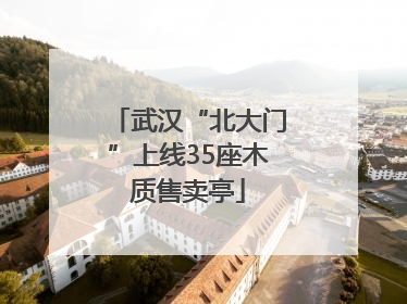 武汉“北大门”上线35座木质售卖亭