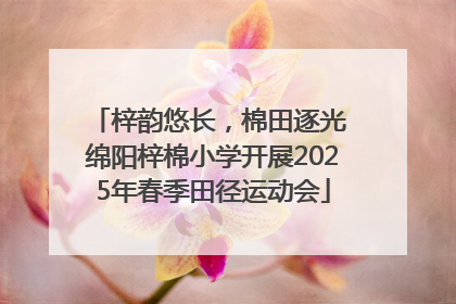 梓韵悠长，棉田逐光 绵阳梓棉小学开展2025年春季田径运动会