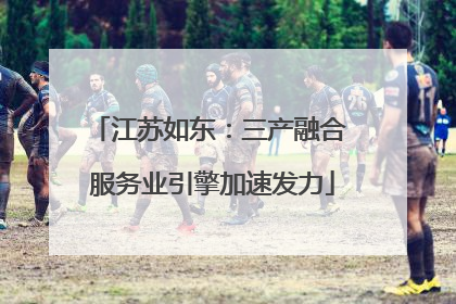 江苏如东：三产融合 服务业引擎加速发力