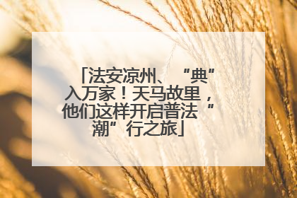 法安凉州、“典”入万家！天马故里，他们这样开启普法“潮”行之旅