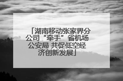 湖南移动张家界分公司“牵手”省机场公安局 共促低空经济创新发展