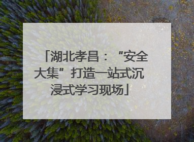 湖北孝昌：“安全大集”打造一站式沉浸式学习现场