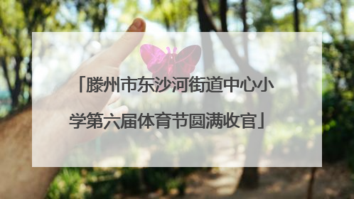 滕州市东沙河街道中心小学第六届体育节圆满收官