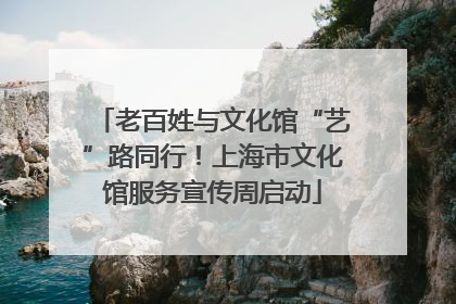 老百姓与文化馆“艺”路同行！上海市文化馆服务宣传周启动
