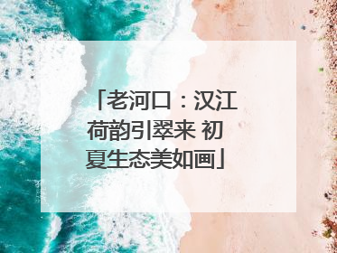老河口：汉江荷韵引翠来 初夏生态美如画