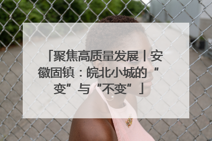 聚焦高质量发展丨安徽固镇：皖北小城的“变”与“不变”