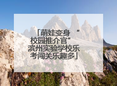 萌娃变身 “校园推介官” 滨州实验学校乐考闯关乐趣多