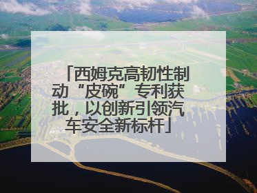 西姆克高韧性制动“皮碗”专利获批，以创新引领汽车安全新标杆