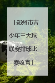 郑州市青少年三大球联赛排球比赛收官